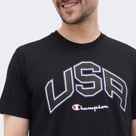Футболка Champion crewneck t-shirt - 163403, фото 4 - интернет-магазин MEGASPORT