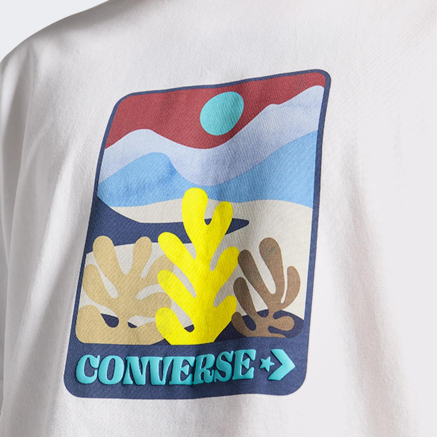 Футболка Converse COLORFUL SUNRISE TEE - 164321, фото 4 - интернет-магазин MEGASPORT