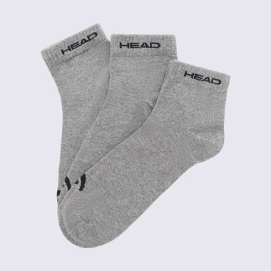 Шкарпетки Head QUARTER 3P UNISEX - 163923, фото 1 - інтернет-магазин MEGASPORT