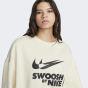 Кофта Nike W NSW FLC OS CREW GLS, фото 4 - интернет магазин MEGASPORT