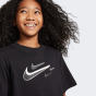 Футболка Nike дитяча G NSW TEE BOXY SWOOSH LOGO, фото 4 - інтернет магазин MEGASPORT
