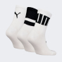 Шкарпетки Puma UNISEX BIG LOGO SHORT CREW 3P, фото 2 - інтернет магазин MEGASPORT