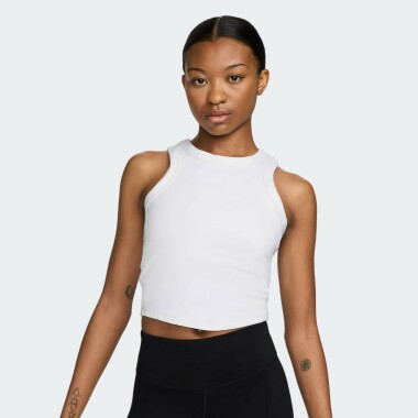W NK ONE FITTED DF CROP TANK