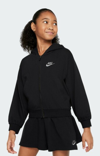 Кофта Nike дитяча G NSW FZ HDY JSY LBR - 164678, фото 1 - інтернет-магазин MEGASPORT