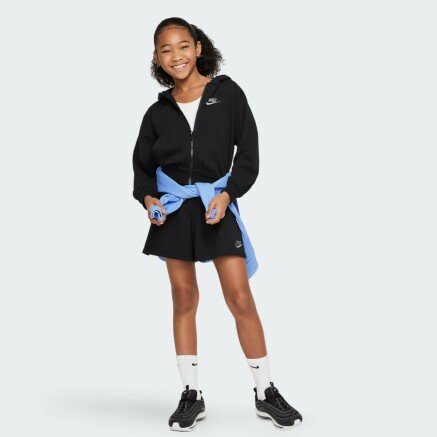 Кофта Nike детская G NSW FZ HDY JSY LBR - 164678, фото 3 - интернет-магазин MEGASPORT