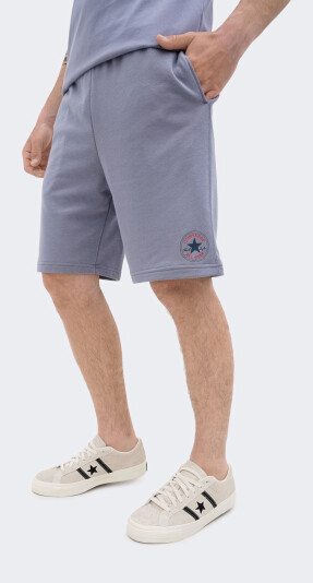 Шорты Converse STANDARD FIT CHUCK PATCH SHORT - 164320, фото 1 - интернет-магазин MEGASPORT
