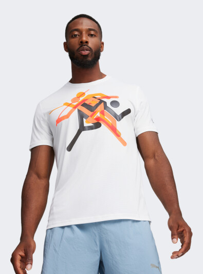Футболка Puma RUN FASTER ICONS GRAPHIC TEE - 164767, фото 1 - інтернет-магазин MEGASPORT
