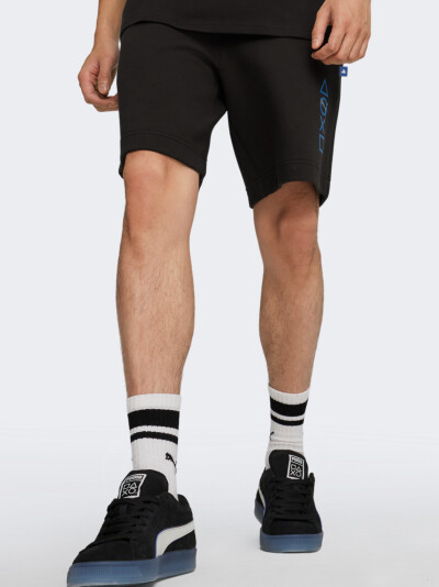 Шорты Puma X PLAYSTATION Shorts 8" DK - 164786, фото 1 - интернет-магазин MEGASPORT