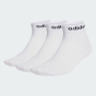 Шкарпетки Adidas T LIN ANKLE 3P, фото 1 - інтернет магазин MEGASPORT