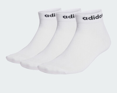 Шкарпетки Adidas T LIN ANKLE 3P - 164828, фото 1 - інтернет-магазин MEGASPORT