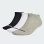 Шкарпетки Adidas T LIN LOW 3P, фото 1 - інтернет магазин MEGASPORT