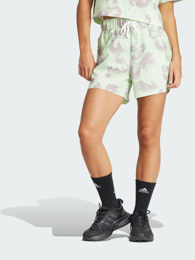 Шорты Adidas W AOP SHORT - 164863, фото 1 - интернет-магазин MEGASPORT