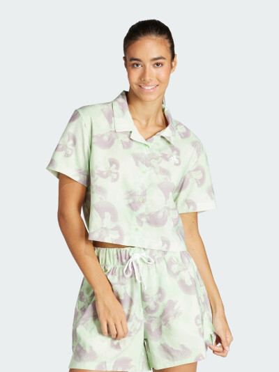 Сорочка Adidas W AOP SHIRT - 164864, фото 1 - інтернет-магазин MEGASPORT