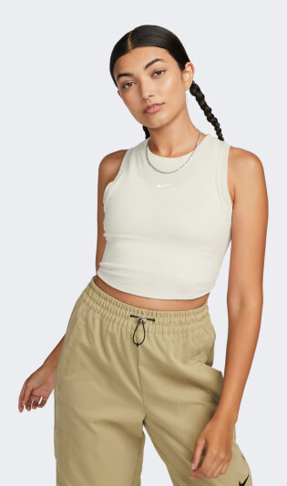 Майка Nike W NSW ESSNTL RIB CRP TANK - 164901, фото 1 - интернет-магазин MEGASPORT