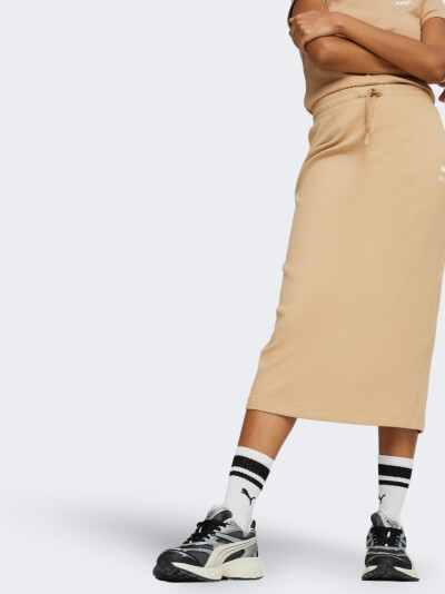 Спідниця Puma Classics Ribbed Midi Skirt - 165052, фото 1 - інтернет-магазин MEGASPORT