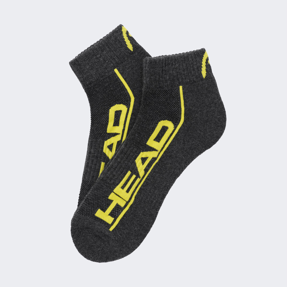 Носки Head PERFORMANCE QUARTER 2P UNISEX | Цвет:черный,желтый | купить ...