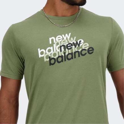 Футболка New Balance Tee NB Heathertech Gr. - 165517, фото 4 - інтернет-магазин MEGASPORT