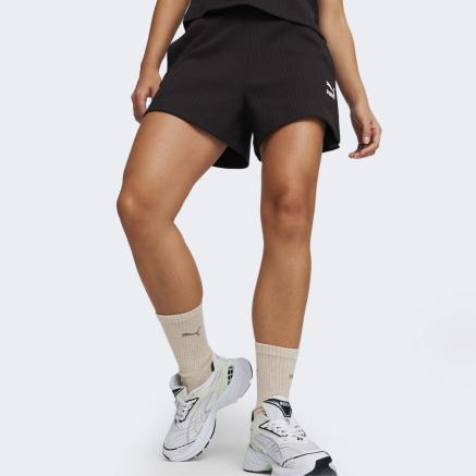 Шорты Puma CLASSICS Ribbed A-Line Shorts - 165541, фото 1 - интернет-магазин MEGASPORT