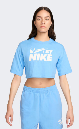 Футболка Nike W NSW CROP TEE GLS - 165594, фото 1 - интернет-магазин MEGASPORT