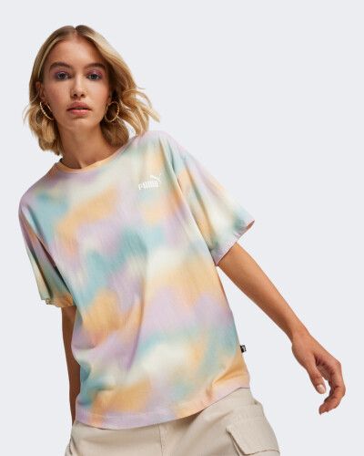 Футболка Puma ESS+ SUMMER DAZE Relaxed AOP Tee - 165543, фото 1 - интернет-магазин MEGASPORT
