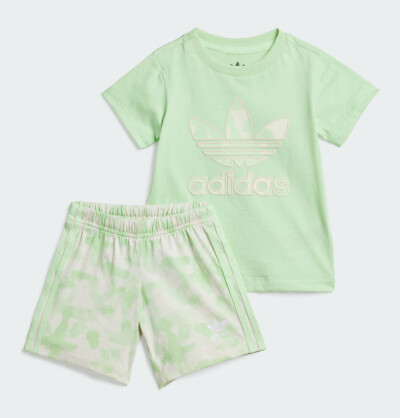 Спортивный костюм Adidas Originals детский SHORT TEE SET - 165625, фото 1 - интернет-магазин MEGASPORT
