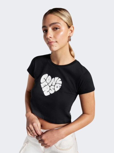 Футболка Converse COLORFUL HEART TEE - 165682, фото 1 - інтернет-магазин MEGASPORT