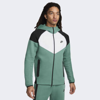 Кофта Nike M NK TCH FLEECE FZ WR HOODIE | Цвет: зеленый | купить в