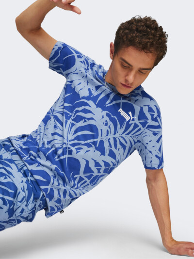 Футболка Puma ESS+ PALM RESORT AOP Tee - 165828, фото 1 - інтернет-магазин MEGASPORT