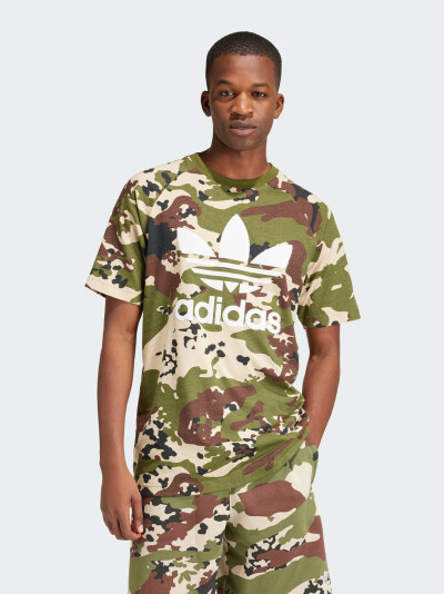 Футболка Adidas Originals CAMO TREFOIL T - 165882, фото 1 - інтернет-магазин MEGASPORT