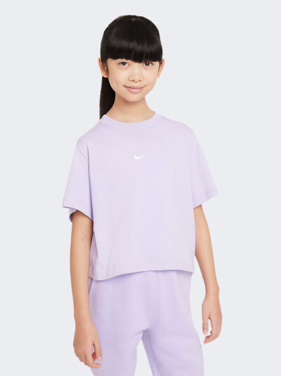 Футболка Nike детская G NSW TEE ESSNTL SS BOXY - 165896, фото 1 - интернет-магазин MEGASPORT