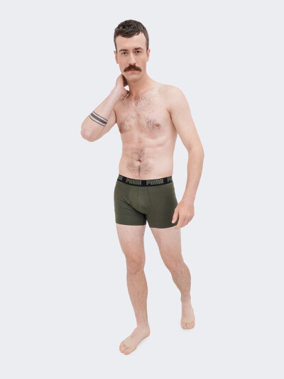 Спідня білизна Puma MEN EVERYDAY BASIC BOXER 2P - 164810, фото 1 - інтернет-магазин MEGASPORT