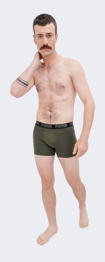Спідня білизна Puma MEN EVERYDAY BASIC BOXER 2P - 164810, фото 1 - інтернет-магазин MEGASPORT