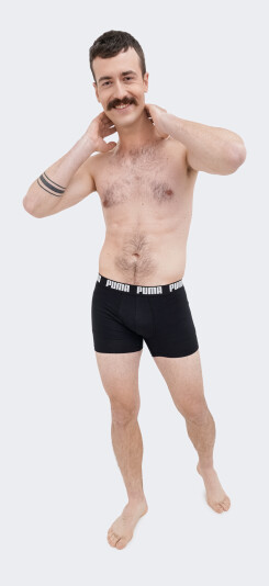 Спідня білизна Puma MEN EVERYDAY BASIC BOXER 2P - 164809, фото 1 - інтернет-магазин MEGASPORT