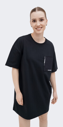 Плаття Converse WORDMARK POCKET TEE DRESS - 165705, фото 1 - інтернет-магазин MEGASPORT
