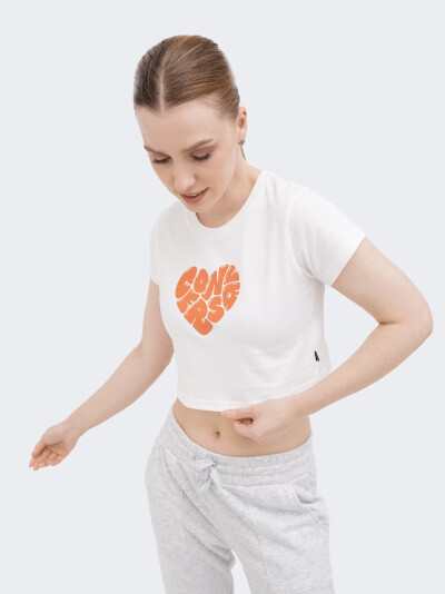 Футболка Converse COLORFUL HEART TEE - 165683, фото 1 - інтернет-магазин MEGASPORT
