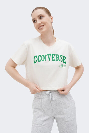 Футболка Converse RETRO CHUCK CROPPED TEE - 165701, фото 1 - інтернет-магазин MEGASPORT