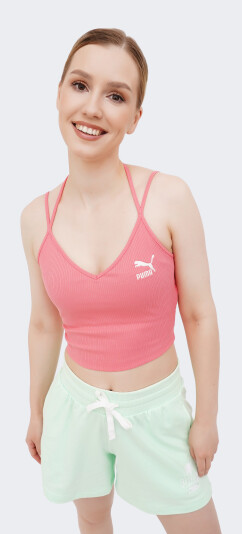 Топ Puma Classics Ribbed Crop Top - 165821, фото 1 - інтернет-магазин MEGASPORT