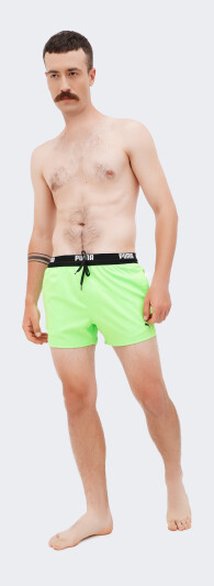 Шорты Puma SWIM MEN LOGO SHORT LENGTH SWIM SHORTS 1P - 165837, фото 1 - интернет-магазин MEGASPORT