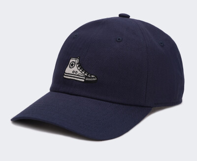 Кепка и Панама Converse HIGH TOP SNEAKER PATCH BASEBALL HAT - 151158, фото 1 - интернет-магазин MEGASPORT