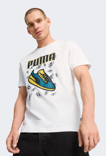 Футболка Puma GRAPHICS Sneaker Tee - 166175, фото 1 - интернет-магазин MEGASPORT