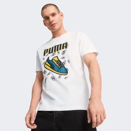 Футболка Puma GRAPHICS Sneaker Tee - 166175, фото 1 - интернет-магазин MEGASPORT