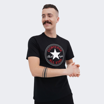 Футболка Converse STANDARD FIT CENTER FRONT CHUCK PATCH CORE TEE - 150560, фото 1 - інтернет-магазин MEGASPORT