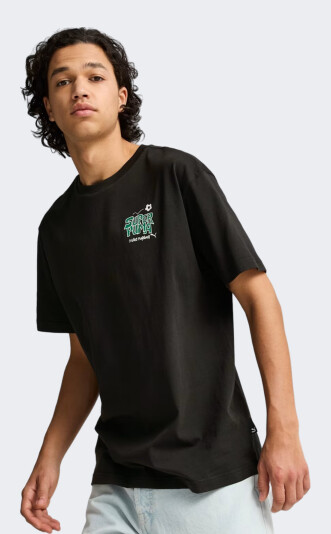 Футболка Puma GRAPHICS SUPER PUMA FOOTBALL Relaxed Tee - 166925, фото 1 - інтернет-магазин MEGASPORT