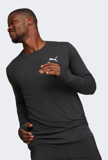 Футболка Puma RUN FAVORITE LS TEE M - 167066, фото 1 - интернет-магазин MEGASPORT