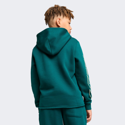 Кофта Puma детская BASKETBALL CAUTION Hoodie B - 167078, фото 2 - интернет-магазин MEGASPORT