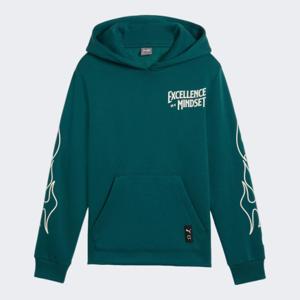 Кофта Puma детская BASKETBALL CAUTION Hoodie B - 167078, фото 4 - интернет-магазин MEGASPORT