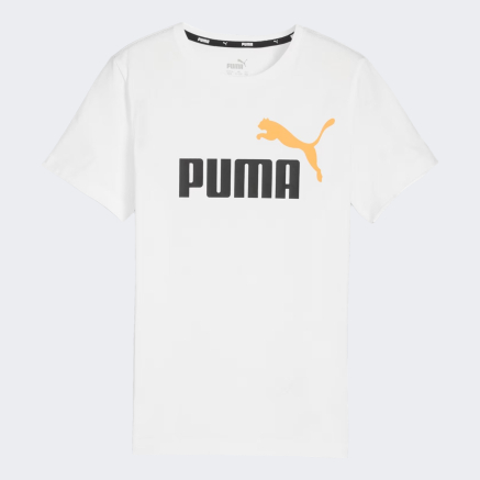 Футболка Puma дитяча ESS+ 2 Col Logo Tee B - 165428, фото 1 - інтернет-магазин MEGASPORT