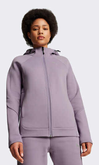 Кофта Puma EVOSTRIPE Full-Zip Hoodie - 167107, фото 1 - интернет-магазин MEGASPORT
