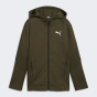 Кофта Puma дитяча EVOSTRIPE FZ Hoodie DK B, фото 4 - інтернет магазин MEGASPORT