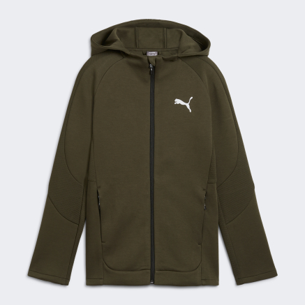 Кофта Puma дитяча EVOSTRIPE FZ Hoodie DK B - 167115, фото 4 - інтернет-магазин MEGASPORT